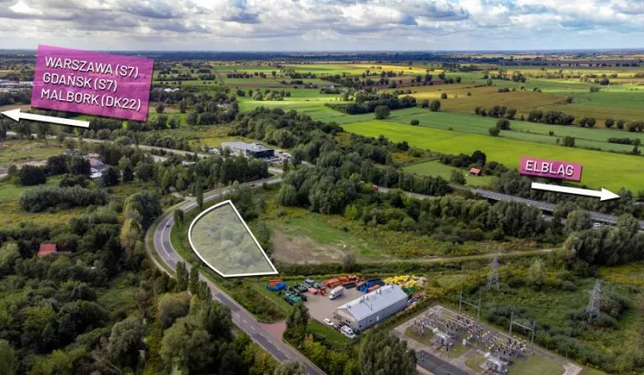 Działka inwestycyjna Elbląg, ul. Radomska
