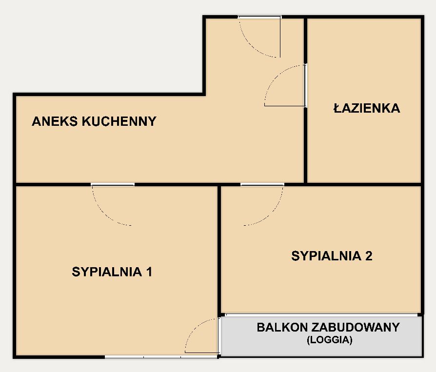 Mieszkanie 2-pokojowe Kraków, ul. Świętokrzyska. Zdjęcie 19