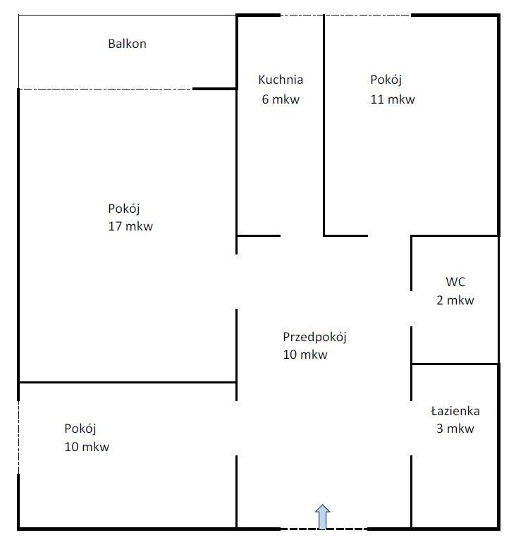 Mieszkanie 3-pokojowe Warszawa Praga-Południe. Zdjęcie 2
