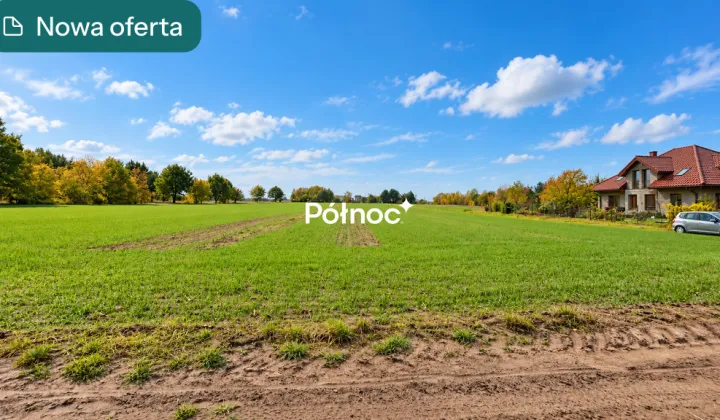 Działka inwestycyjna Zalesie