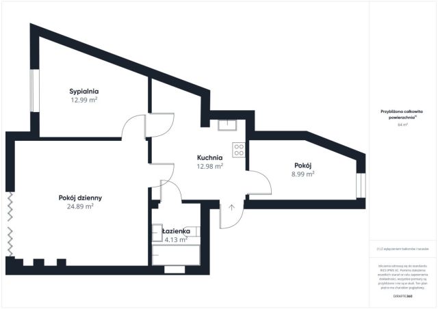 Mieszkanie 3-pokojowe Warszawa Śródmieście, ul. Dzika. Zdjęcie 19