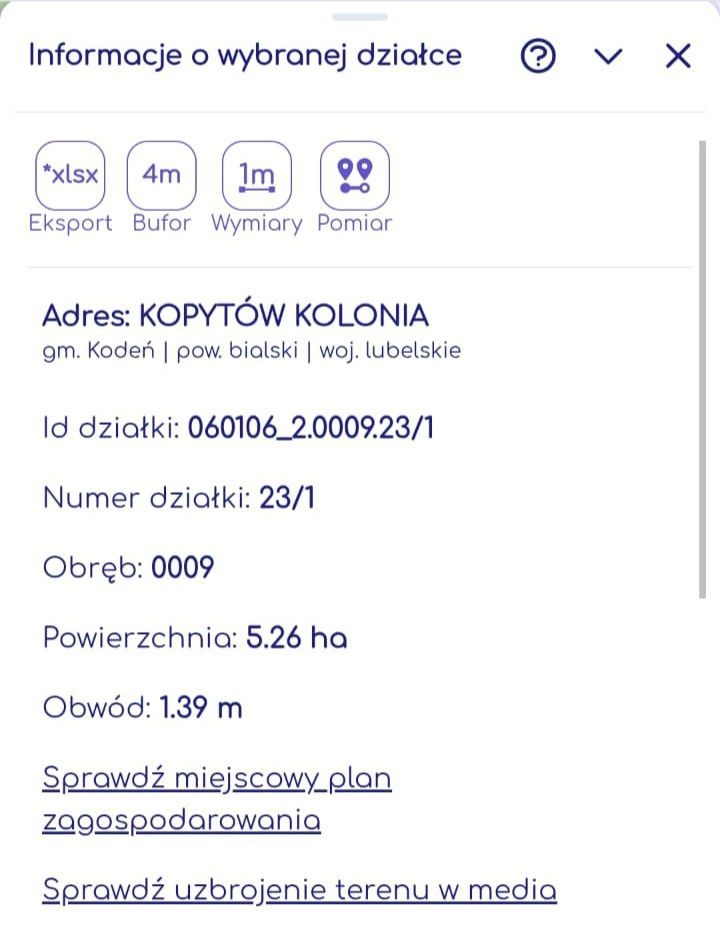 Działka rolna Kopytów-Kolonia. Zdjęcie 3