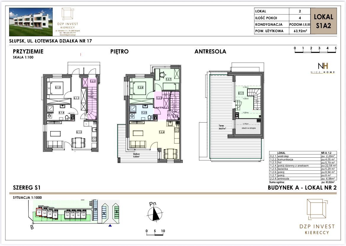 Mieszkanie 3-pokojowe Słupsk, ul. Łotewska. Zdjęcie 2