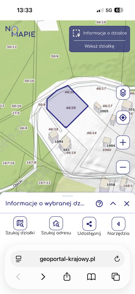 Działka budowlana Istebna Olecki. Zdjęcie 2