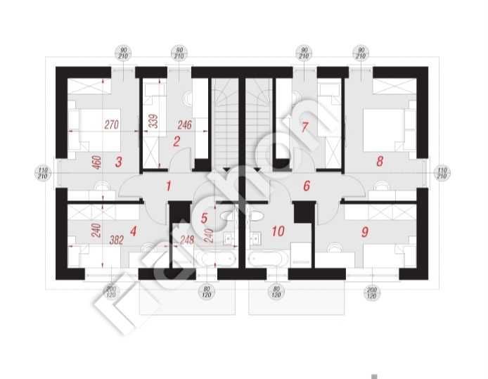 bliźniak, 4 pokoje Dobre Miasto. Zdjęcie 6