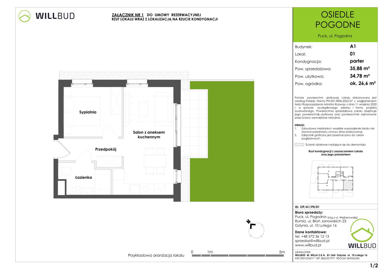 Mieszkanie 2-pokojowe Puck, ul. Pogodna. Zdjęcie 9