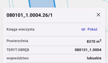 Działka budowlana Kostrzyn nad Odrą