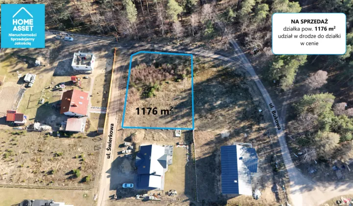 Działka budowlana Warszkowo, ul. Świerkowa
