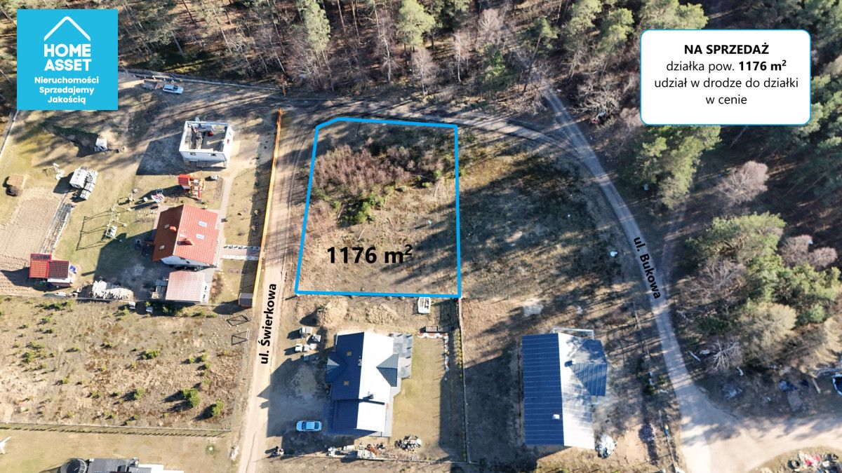 Działka budowlana Warszkowo, ul. Świerkowa. Zdjęcie 1