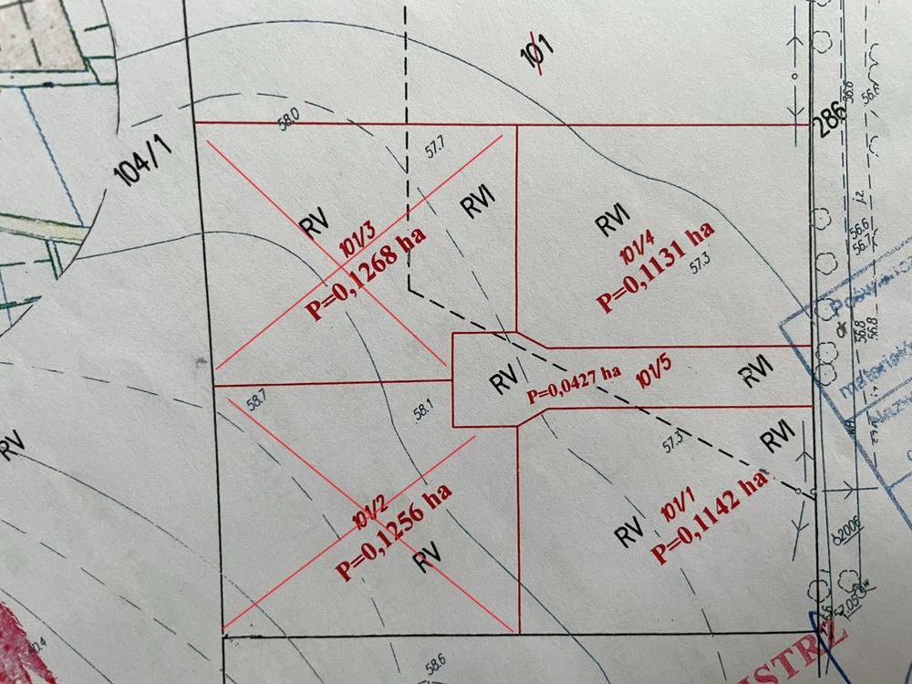 Działka budowlana Trzebów. Zdjęcie 3