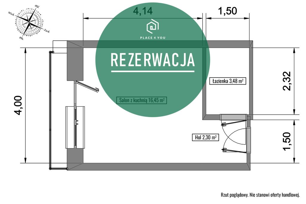 Mieszkanie 1-pokojowe Warszawa Ursus, ul. Franciszka Achera. Zdjęcie 23