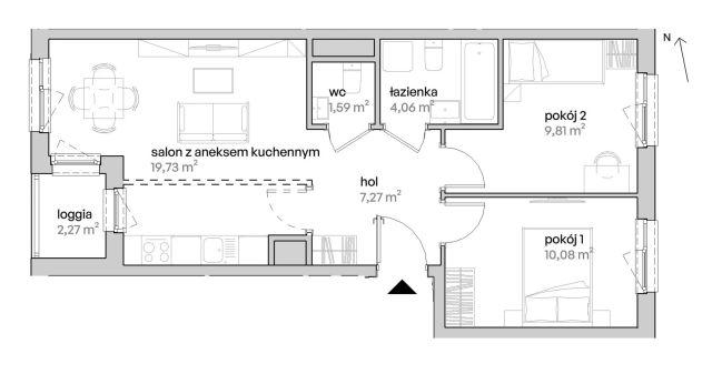 Mieszkanie 3-pokojowe Poznań Starołęka, ul. Unii Lubelskiej. Zdjęcie 7
