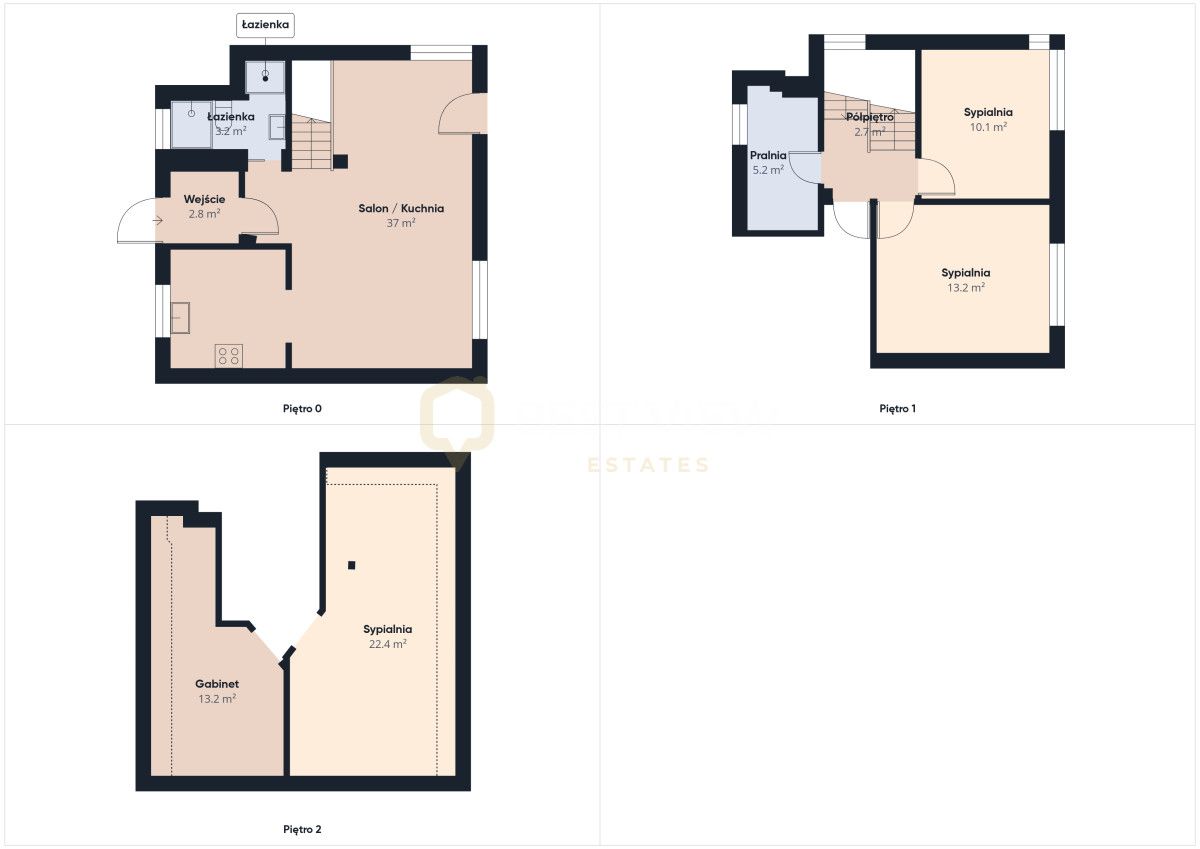 bliźniak, 5 pokoi Łomianki Dolne, ul. Brzegowa. Zdjęcie 19
