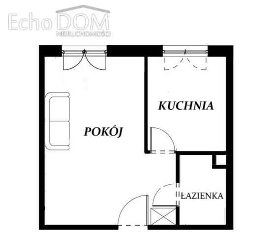 Mieszkanie 1-pokojowe Kraków Nowa Huta, os. Teatralne. Zdjęcie 3