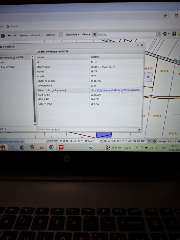Działka rolno-budowlana Kielce Zagórze, ul. Prochownia. Zdjęcie 2