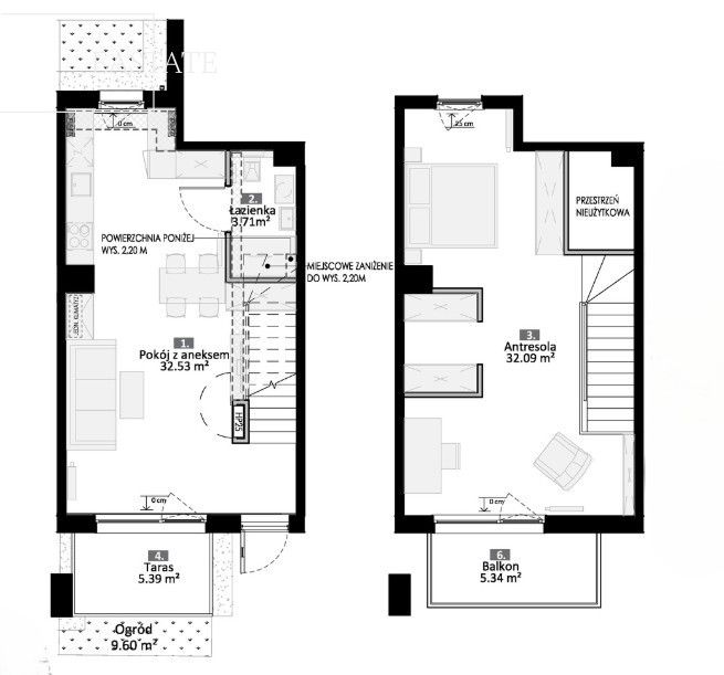 Mieszkanie 2-pokojowe Gdańsk Sobieszewo, ul. Turystyczna. Zdjęcie 14