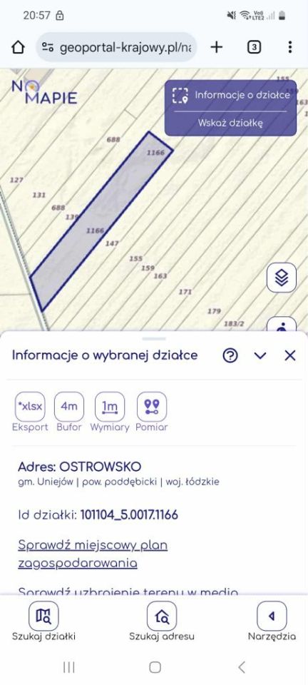 Działka rolno-budowlana Ostrowsko. Zdjęcie 2