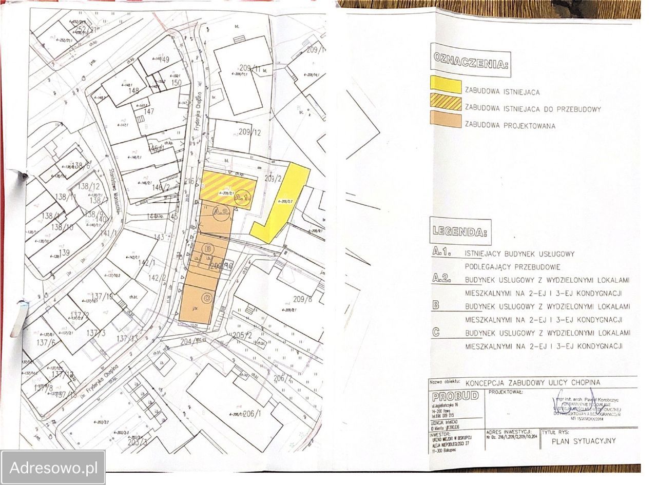 Działka inwestycyjna Biskupiec, ul. Fryderyka Chopina. Zdjęcie 5