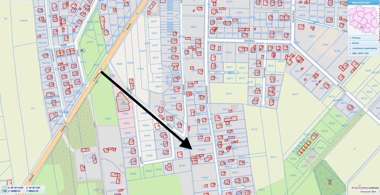 Działka budowlana Tarnowskie Góry Centrum, ul. Stanisława Staszica. Zdjęcie 7