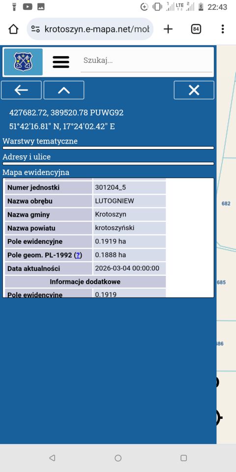 Działka budowlana Lutogniew, ul. Polna. Zdjęcie 10