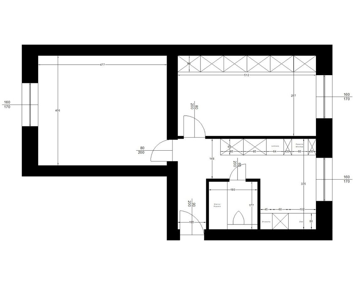 Mieszkanie 2-pokojowe Kraków Czyżyny, ul. Kamionka. Zdjęcie 14