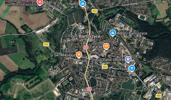 Lokal Bartoszyce, ul. Bohaterów Warszawy