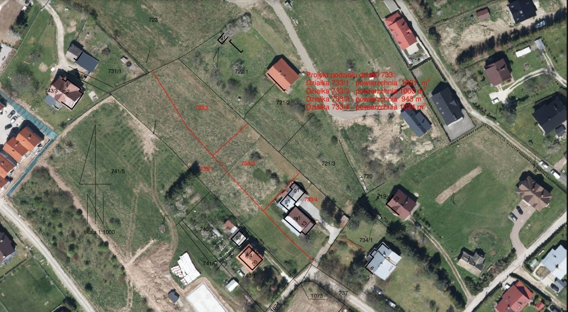 Działka budowlana Limanowa