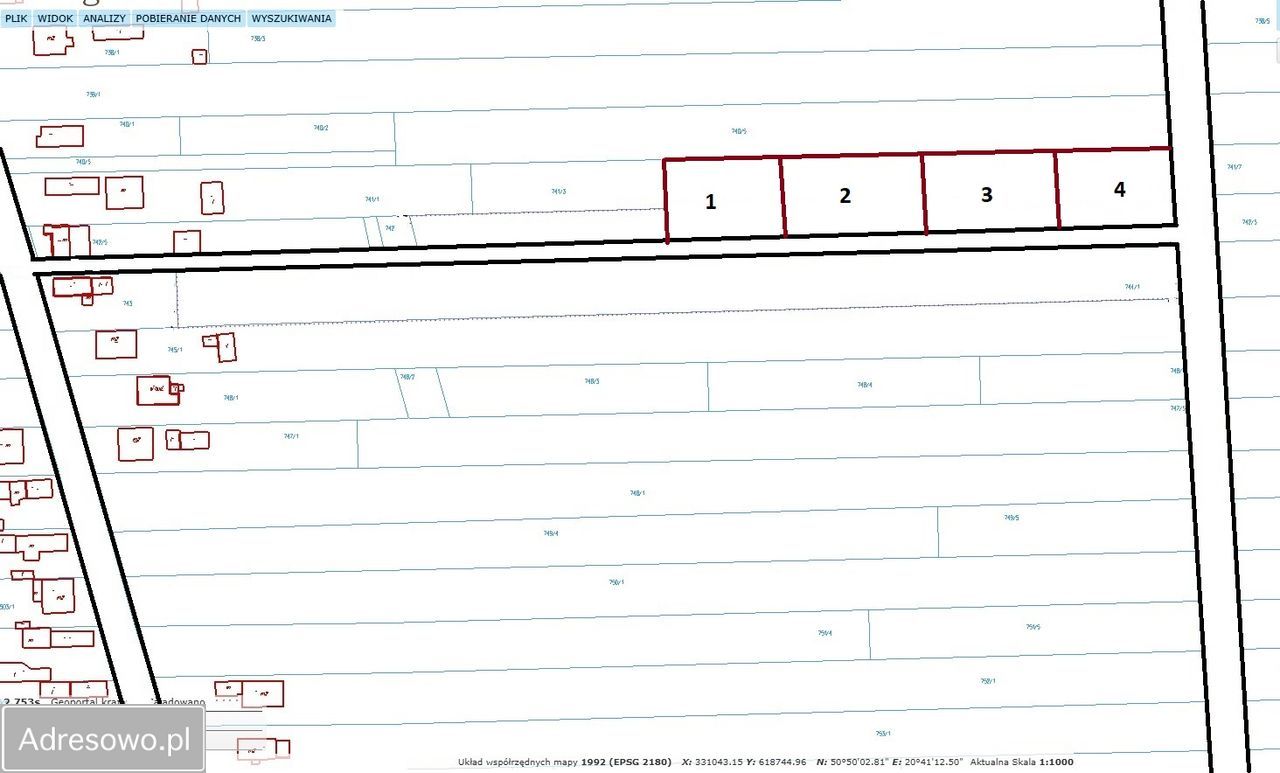 Działka budowlana Mójcza, ul. Panoramiczna. Zdjęcie 4