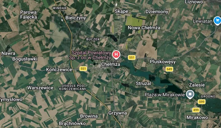 Mieszkanie 3-pokojowe Chełmża