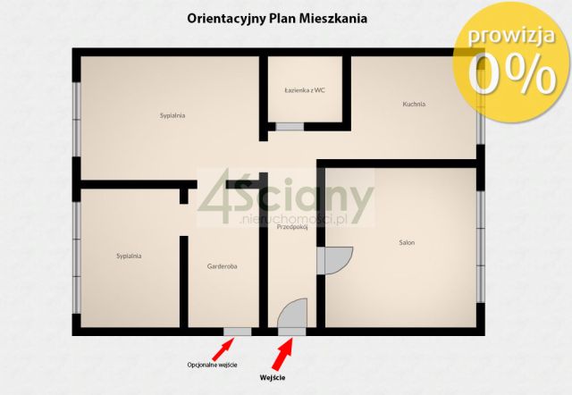 Mieszkanie 3-pokojowe Warszawa Powiśle, ul. Wilanowska. Zdjęcie 14