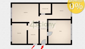 Mieszkanie 3-pokojowe Warszawa Powiśle, ul. Wilanowska