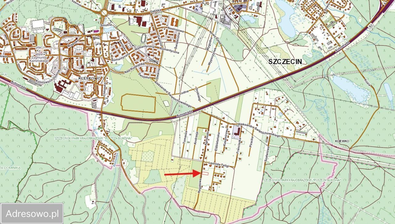 Działka budowlana Szczecin Kijewko, ul. Regatowa. Zdjęcie 12