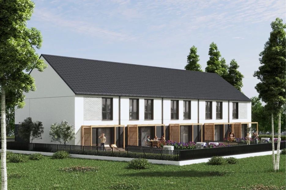 dom szeregowy, 5 pokoi Szczecin Bezrzecze. Zdjęcie 2