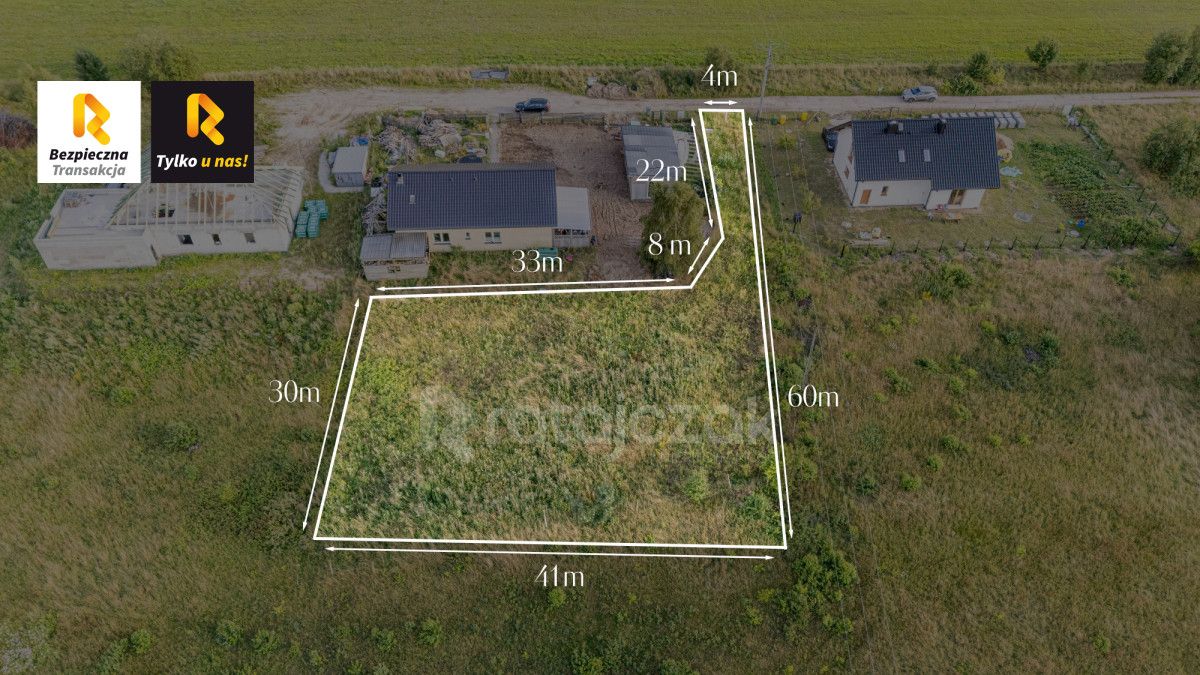 Działka budowlana Gowino, ul. Diamentowa. Zdjęcie 1