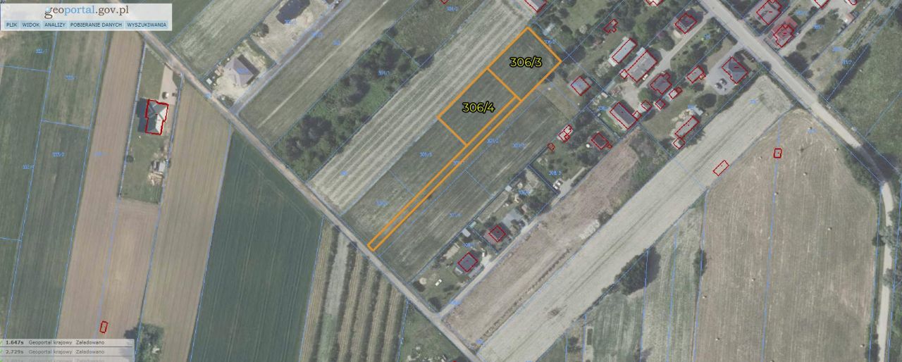 Działka rolno-budowlana Parczew, ul. Apolinarego Nosalskiego. Zdjęcie 3
