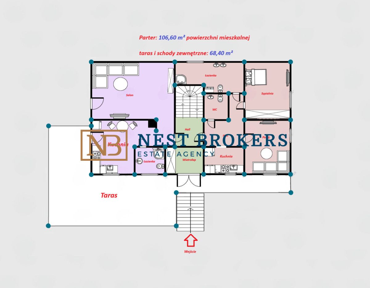 dom wolnostojący, 8 pokoi Łętownia. Zdjęcie 3