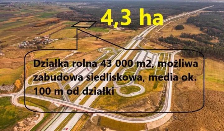 Działka rolna Woźniki Statek, ul. Statek