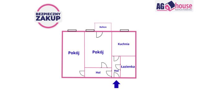 Mieszkanie 2-pokojowe Gdańsk Przymorze, ul. Kołobrzeska. Zdjęcie 1