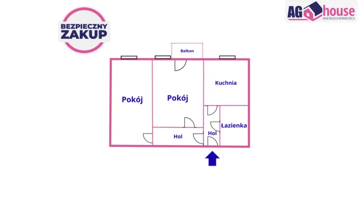 Mieszkanie 2-pokojowe Gdańsk Przymorze, ul. Kołobrzeska