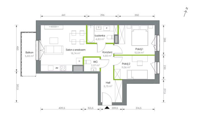 Mieszkanie 3-pokojowe Warszawa Targówek, ul. Oliwska. Zdjęcie 16