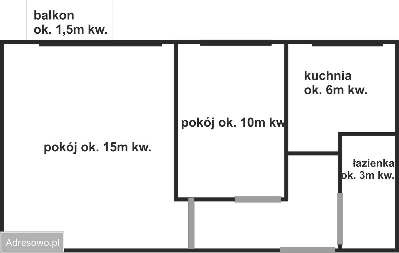 Mieszkanie 2-pokojowe Kielce KSM, ul. Bohaterów Warszawy. Zdjęcie 7