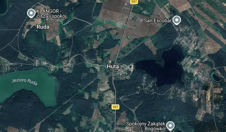 Działka rekreacyjna Huta