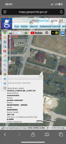 Działka budowlana Makowiec, ul. Armii Krajowej. Zdjęcie 1