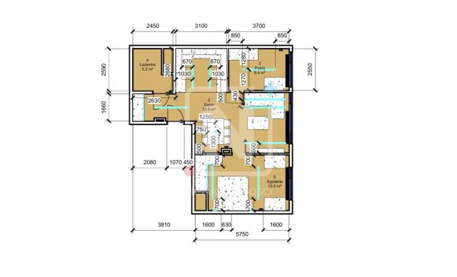 Mieszkanie 3-pokojowe Warszawa Ochota, ul. Włodarzewska. Zdjęcie 16