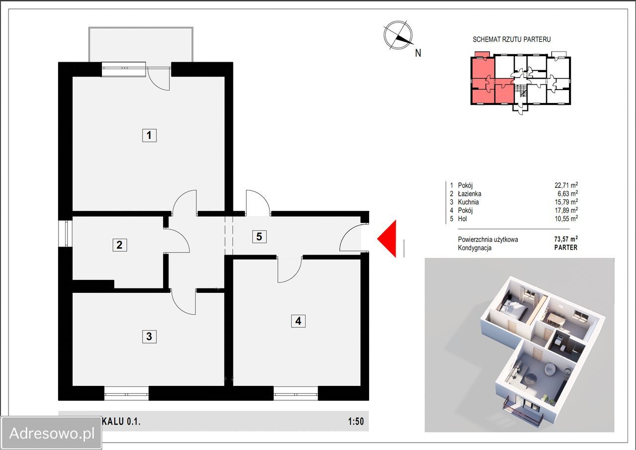 Mieszkanie 2-pokojowe Brodnica, ul. Zakątek. Zdjęcie 7