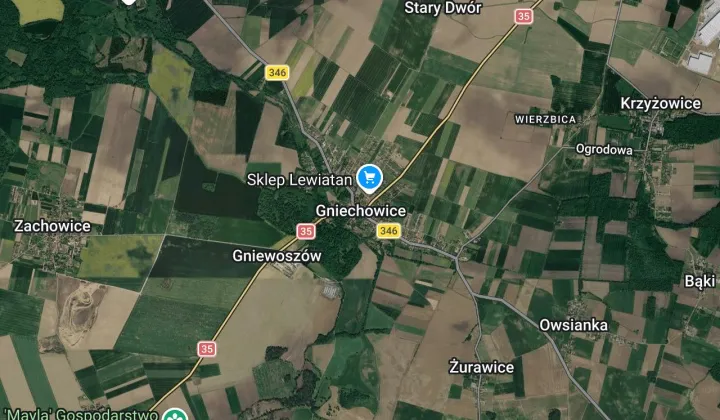Działka budowlana Gniechowice, Kwiatowa