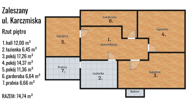 dom wolnostojący, 5 pokoi Zaleszany, ul. Karczmiska. Zdjęcie 39