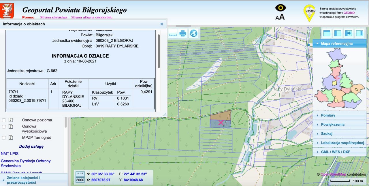 Działka leśna Rapy Dylańskie. Zdjęcie 5