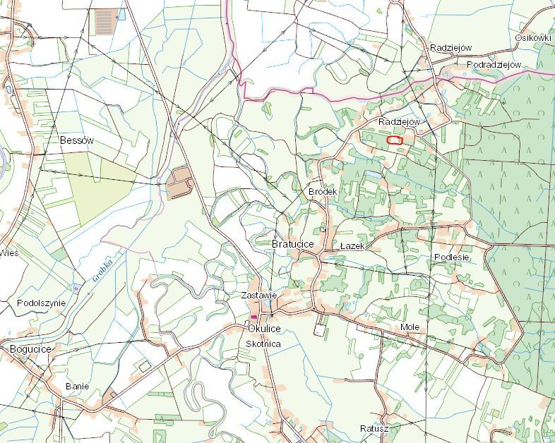 Działka budowlana Bratucice. Zdjęcie 4