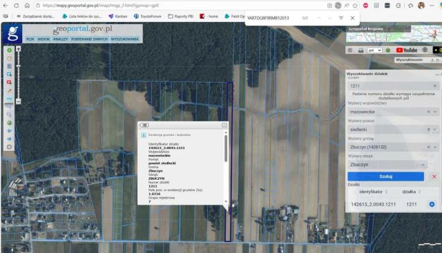 Działka rolna Zbuczyn, ul. Graniczna. Zdjęcie 1